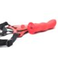 Curvy Silicone Strap-on Dildo With Harness adult sex toy
