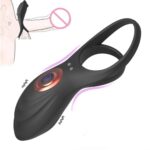 Locked double cock ring -2