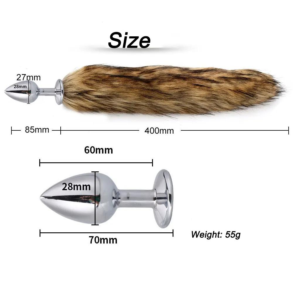 Fox Tail Anal Plug Butt Plug- 1