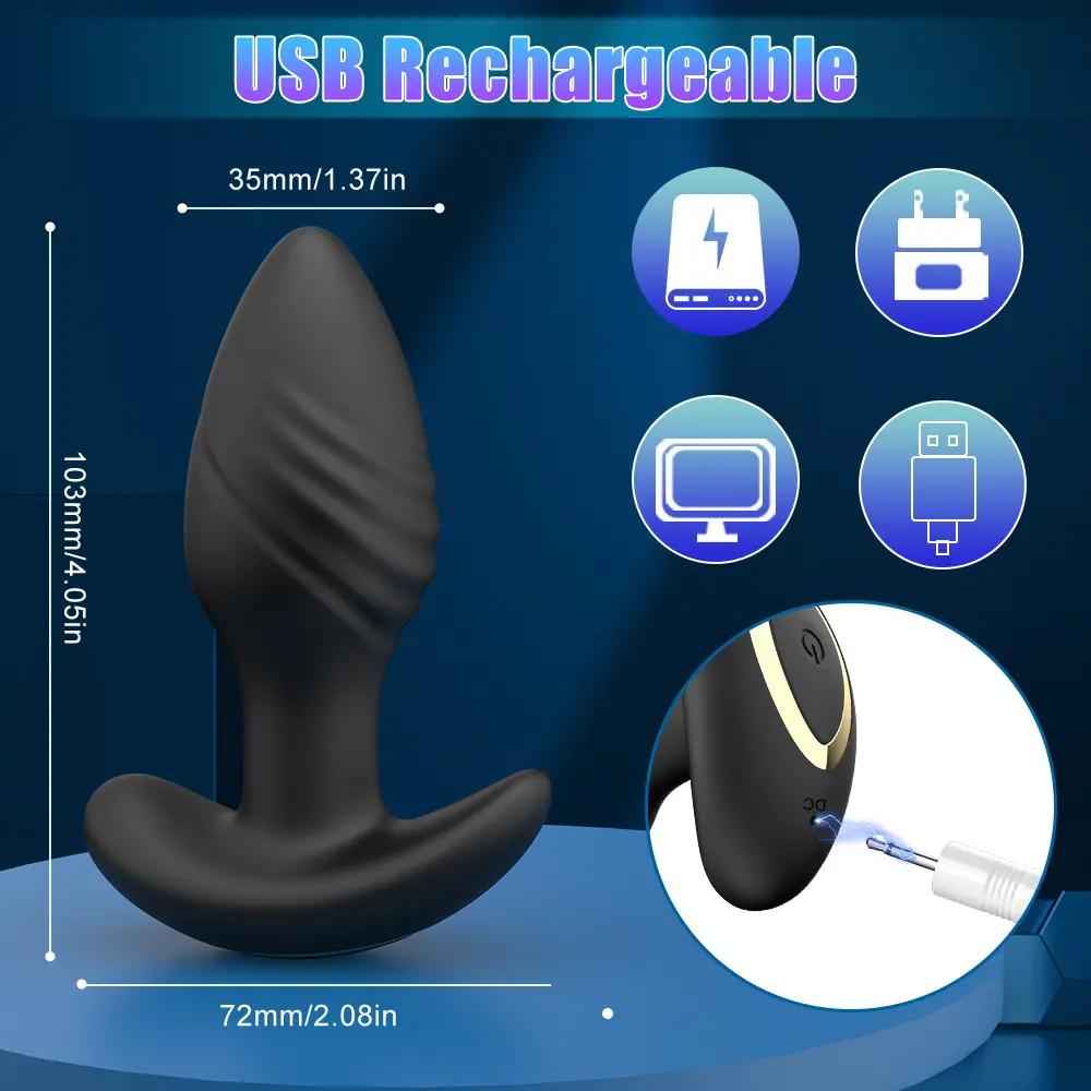 360 Rotation APP Butt Plug-4