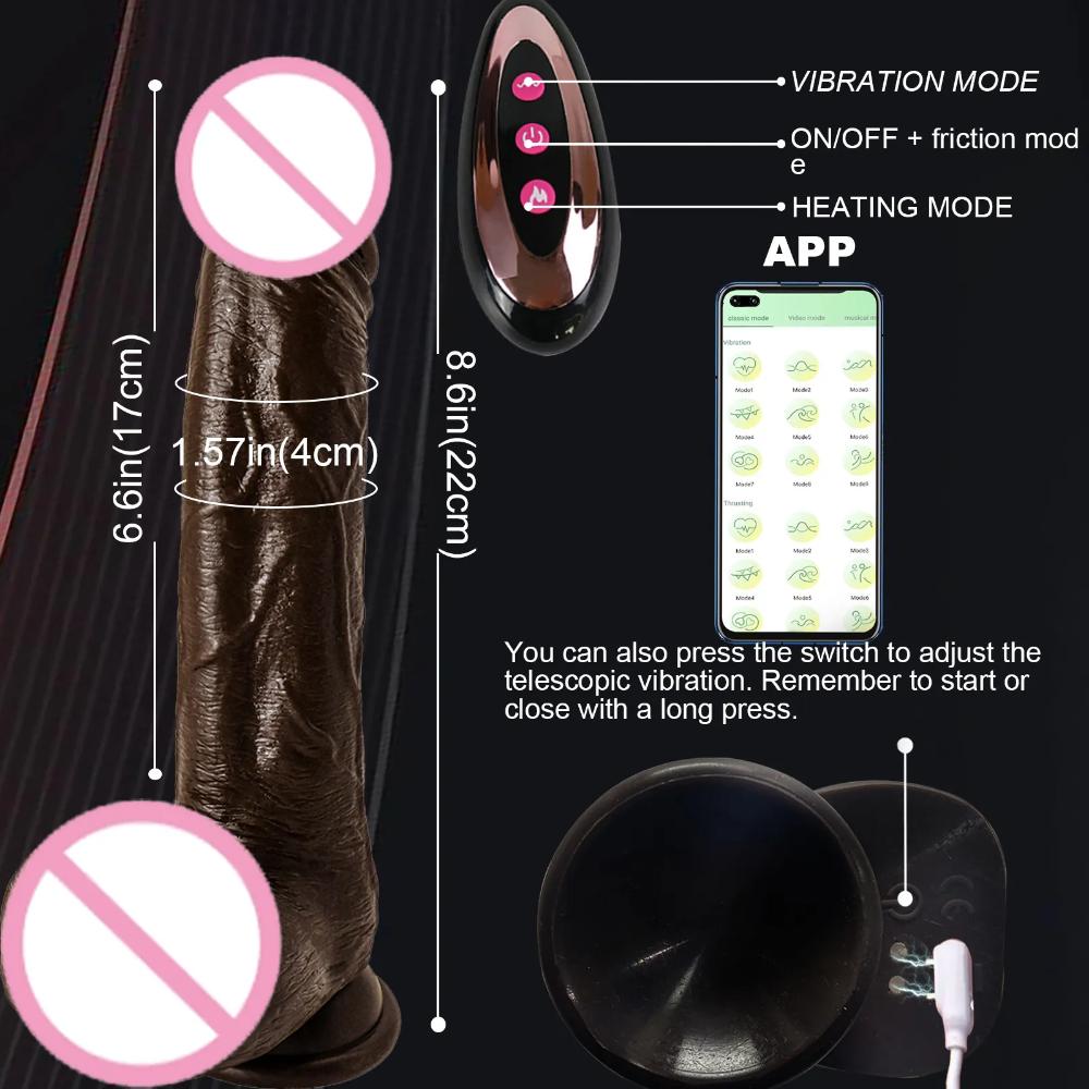 App 8.6 Realistic Thrusting Dildo -3