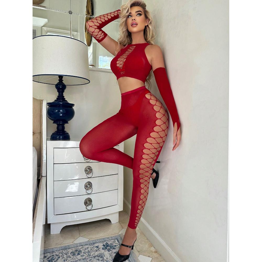 Classic_Sexy_Cut_Out_Mesh_Lingerie_Set_With_1pair_Oversleeves__SHEIN_USA_main_0