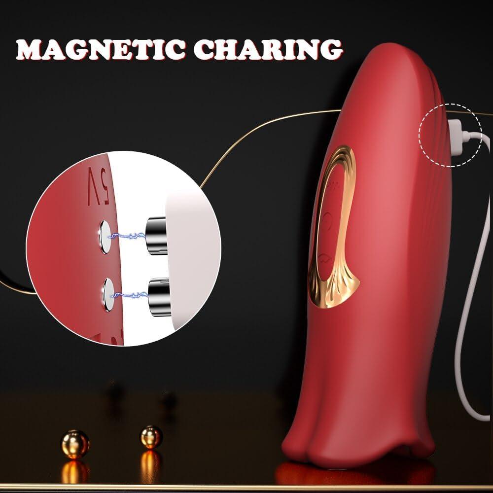 Mouth Biting Red Vibrator -4