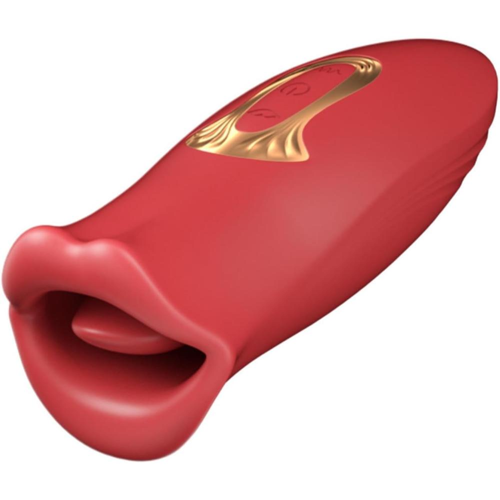 Mouth Biting Red Vibrator